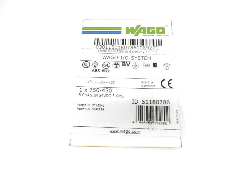 WAGO 750-430 24VDC NSFS