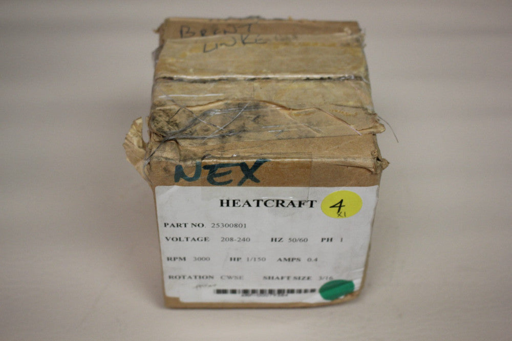 NEW HEATCRAFT MOTOR 25300801
