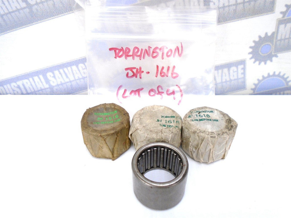 (Lot of 4) Torrington - JH-1616 NEEDLE ROLLER Bearing 25.4mm x 33.34mm x 25.4mm