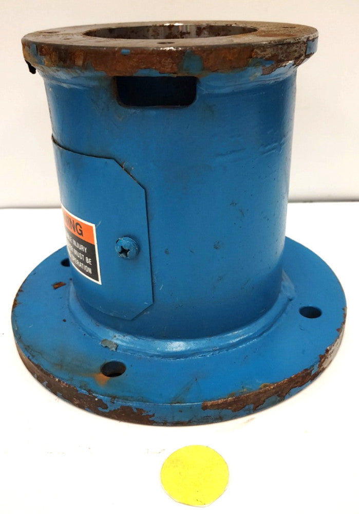 UNBRANDED C-FACE MOTOR ADAPTER FLANGE HUB 9" FLANGE OD 6-1/2" HUB STEEL