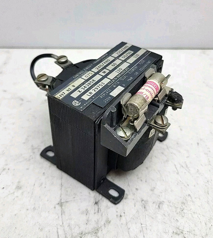 Allen Bradley 1497-N2 Control Circuit Transformer 220/440V .075KVA Type M