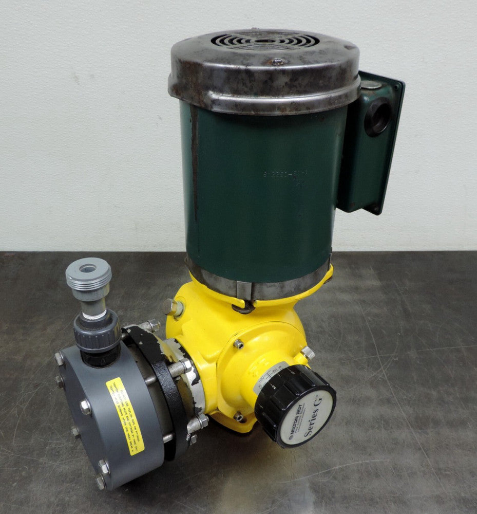 Milton Roy E81C2154G Flow Control Division Series G Pump & Valve