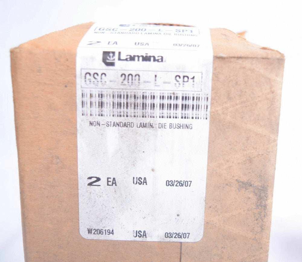 2 Count Lamina Die Bushings GSC-200-L-SP1