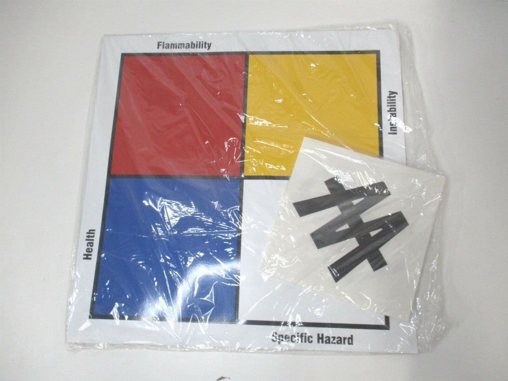 Brady (99440) 15 in x 15 in NFR Magnetic Sign Kit - Lot of 7 Signs 