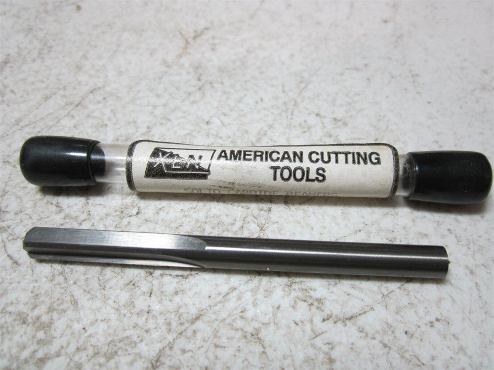 XLN Premium Carbide Tool 0.230 Diam 4 Flute Straight Fl Solid Carbide Reamer