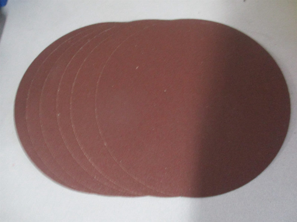 Merit (08834173022) 10″ 120 Grit Aluminum Oxide Adhesive PSA Disc - Lot of 6