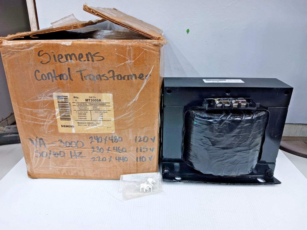 Siemens 3000 VA Industrial Control Transformer 240/480 VAC 50/60 Hz MT3000A