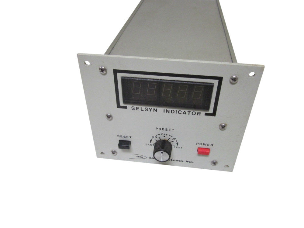 ASI ASTROSYSTEMS INC. P5255-2-1-0 SELSYN INDICATOR UNMP