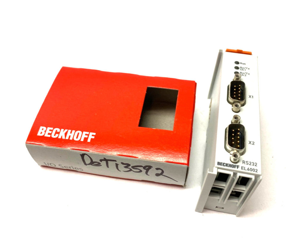 Beckhoff EL6002 EtherCAT RS232 Interface Module 2-Port