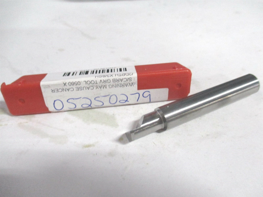 (ACC-G055-8) 0.056" x 3/8" x 1/2" x 2-1/2" OAL Retaining Ring Grooving Tool 