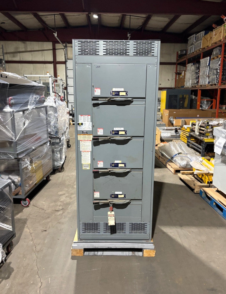 Square D QED 2 Power Style Switchboard 3000A, (3) QMB365W 400A (1) QMB366W 600A