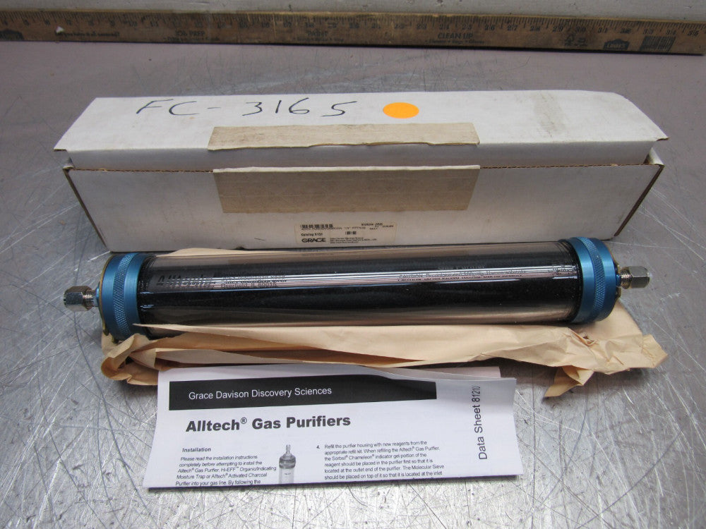ALLTECH 8131 400CC GAS PURIFIER CHARCOAL 1/4" FITTINGS NEW IN BOX !! MAKE OFFER