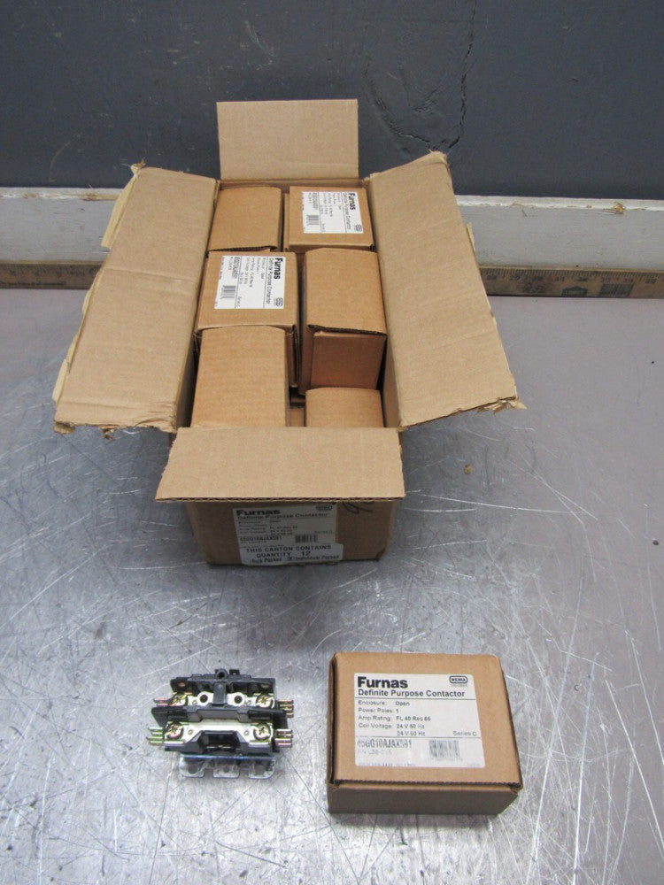 LOT OF 12QTY FURNAS 45GG10AJAX591 DEFINITE PURPOSE CONTACTORS NEW IN BOX !! M/O