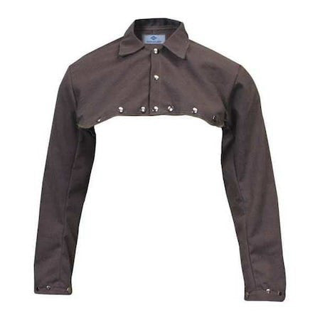 National Safety Apparel C75twxl017-Nr Welding Half Jacket,Xl,30",Brown
