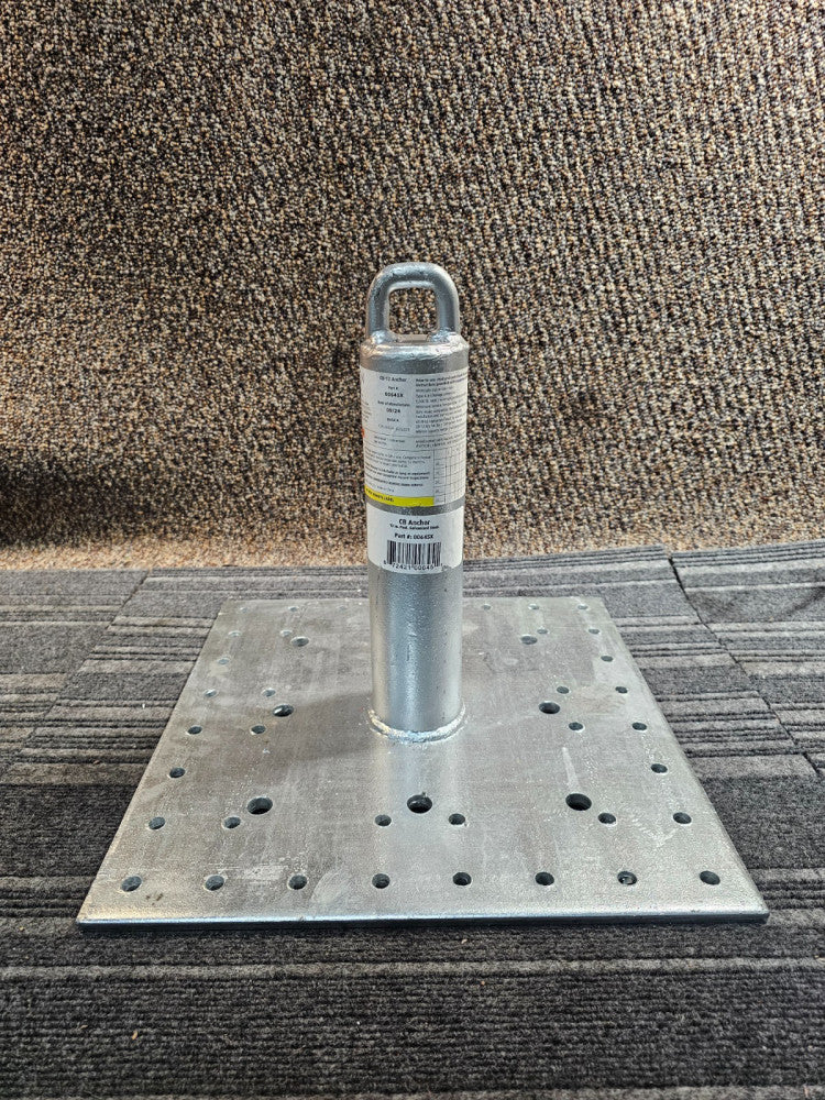Guardian Fall Protection 00645X Galvanized Steel Post Anchor 12 Inches Tall