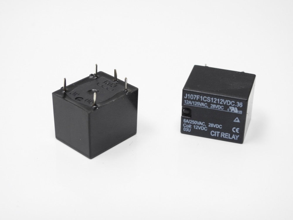 100pcs J107F1CS1212VDC.36 Relay and Switch SPDT 12A 12V (4-Packs of 25pcs) Gener