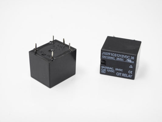 100pcs J107F1CS1212VDC.36 Relay and Switch SPDT 12A 12V (4-Packs of 25pcs) Gener