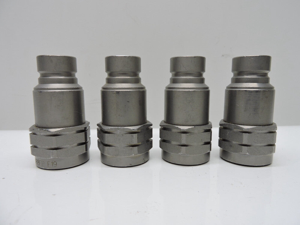 Lot of 4 - QFFN88FP HOSE POWER QUICK DISCONNECT NIPPLE MALE FLAT FACE 1/2" NEW!