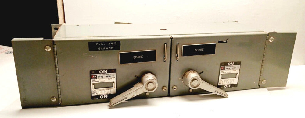 CUTLER HAMMER FDPT3611R 30 AMP FUSIBLE TWIN PANEL SWITCH 3 POLE 600 VAC