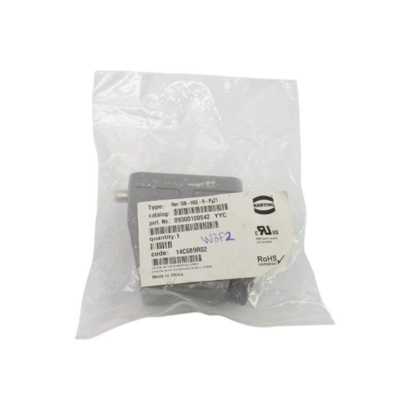 HARTING 09300100542 HAN10B-HSE-R-PG21 NSMP