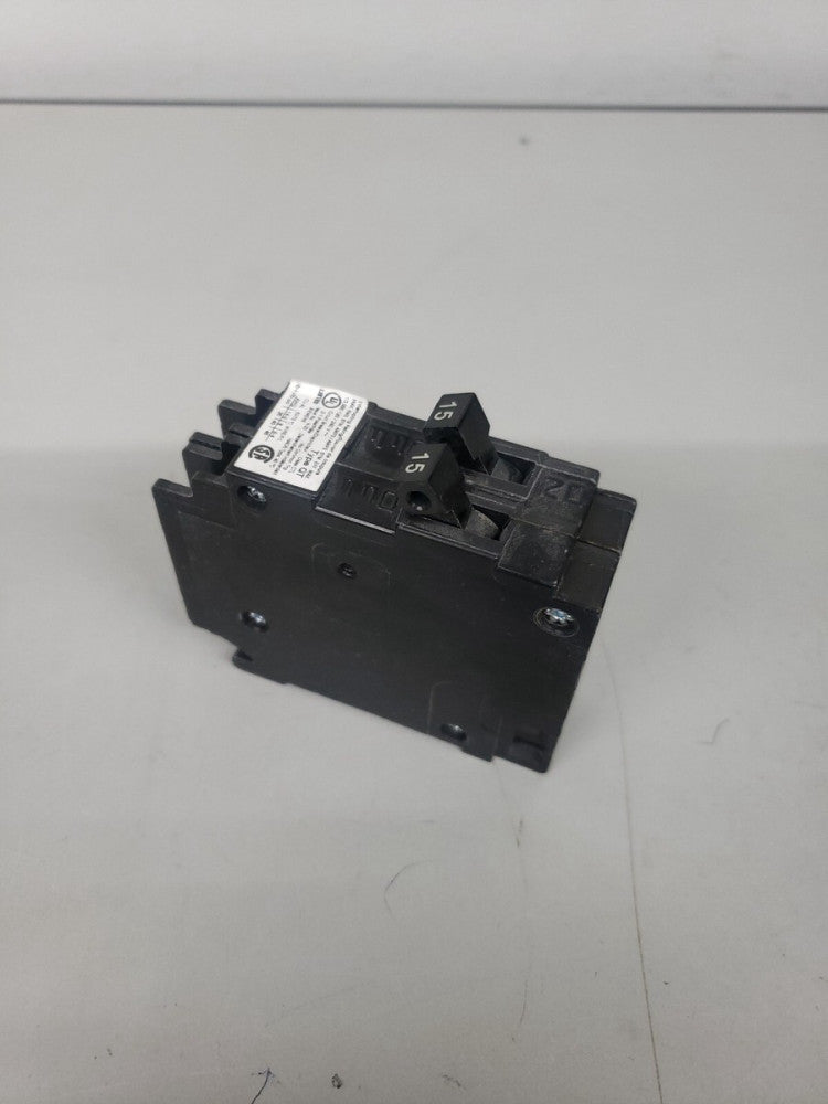 1- Siemens Q1515 15 Amp Tandem Single Pole Type QT Circuit Breaker TWIN ~ NOS