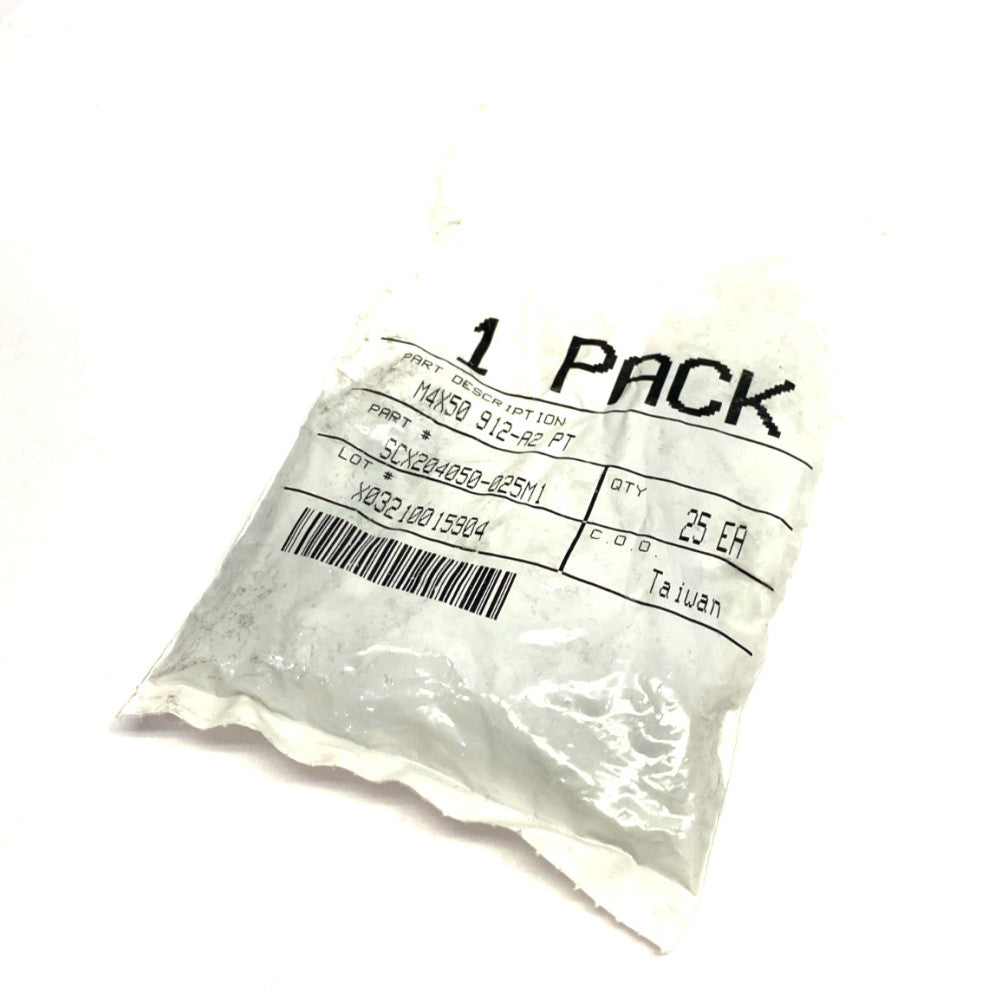 SCX204050-025M1 Stainless Steel Shoulder Screws M4X50 912-A2 PT PKG OF 25
