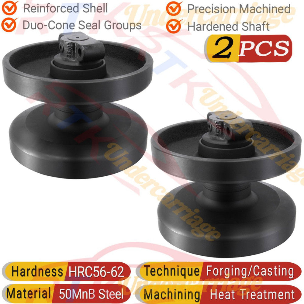 2x Rear Idler for Mustang MTL20 MTL25/Gehl CTL70 CTL80/Takeuchi TL150 TL12 TL10