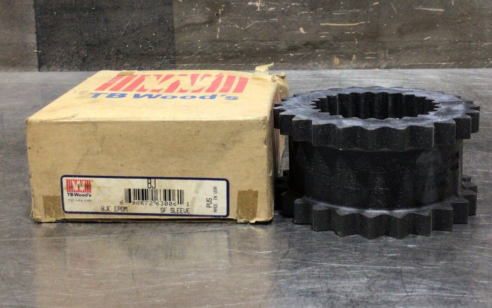 NEW TB WOODS 8JE-EPDM COUPLING SLEEVE 8J NOS