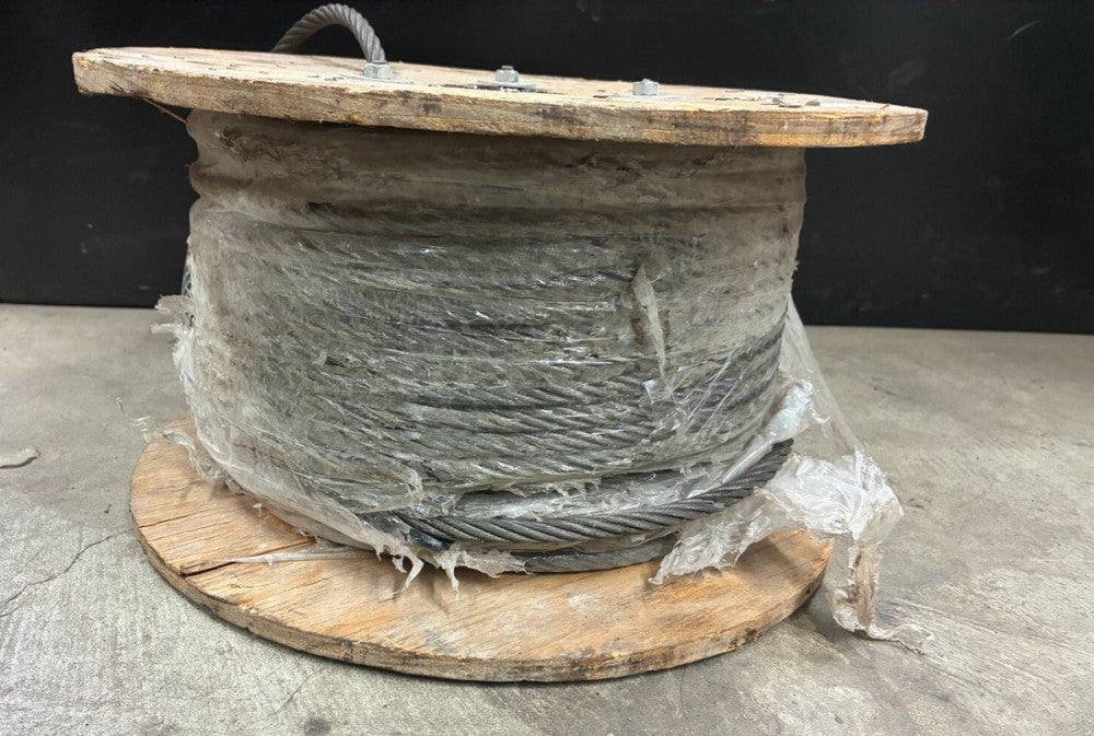 UNBRANDED GALVANIZED STEEL  WIRE ROPE CABLE 697Z8-Z4 LENGTH: 75 FEET