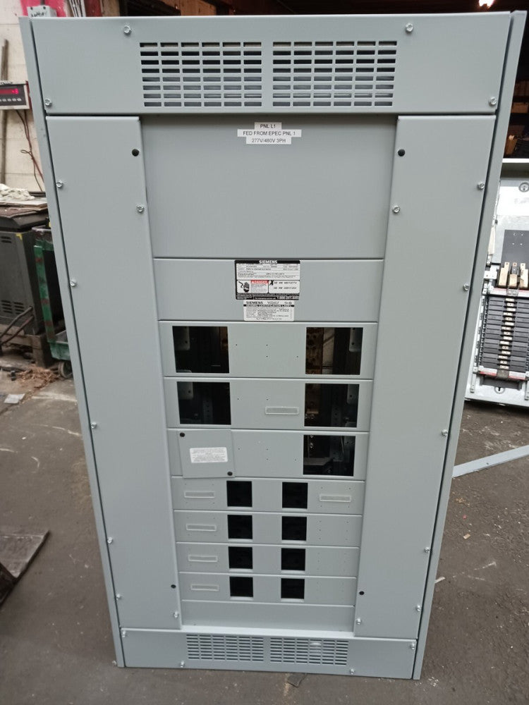 SIEMENS 1200 AMP MAIN LUG PANEL BOARD 3 PH 4W 480Y/277 VAC P5X60MC120EH32