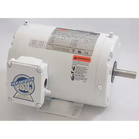 Dayton 1Ttc3 Washdown Motor,3 Ph,Tenv,1/2 Hp,1725 Rpm