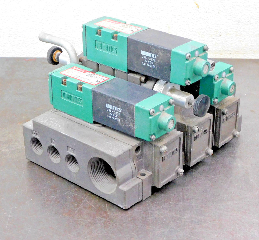 Numatics 152SA400M000061 Solenoid Air Control Valve w/ FlexiBlok Manifold 24V DC