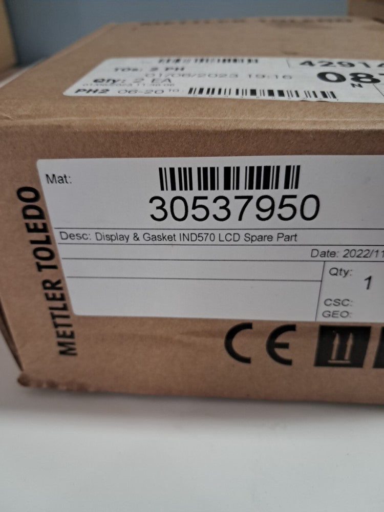 mettler toledo scales ind570 display board part# 30537950