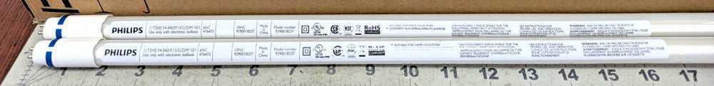 2) 36”/34" T5 Dimmable LED 4000K 1500 Lumens Frosted  Cool White Plug & Play