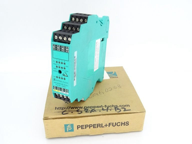 PEPPERL & FUCHS VAA-4E4A-KE-ZE/E2 PLC MODULE USED