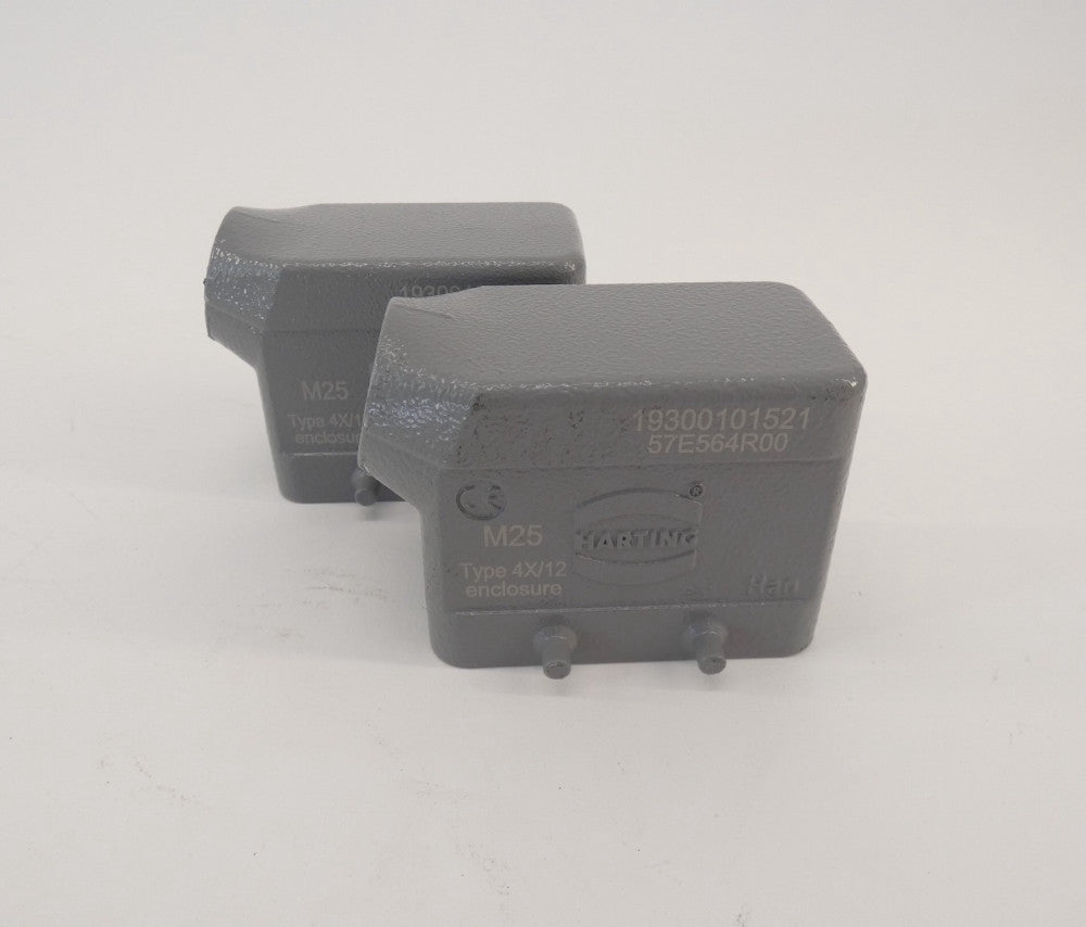 *Lot of 2* Harting 19300101521 Han B M25 Connector Hood - NEW Surplus!