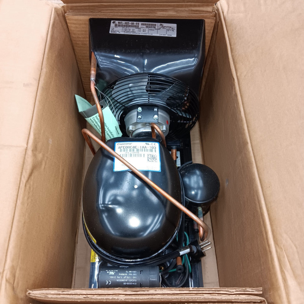 NEW COPELAND M4TLH025IAA918 1/4 HP COMPRESSOR R404A 5/16" SUCT AFE08C4EIAA103
