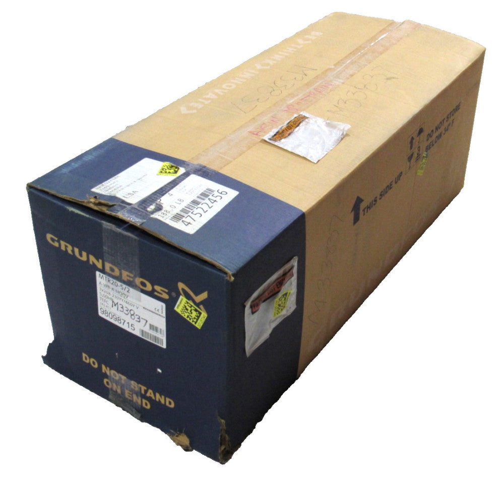 NEW GRUNDFOS 98098715 MULTI STAGE PUMP 5HP MTR20-5/2 A-WB-A-HQQV