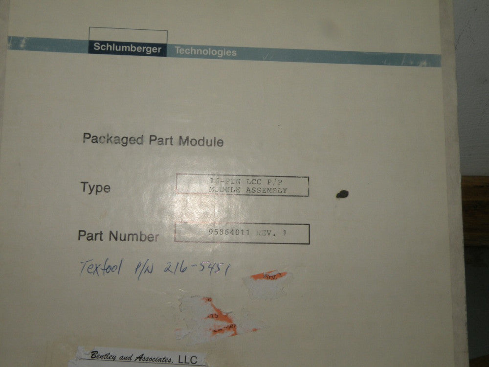 Textool 216-5451 16 Pin LCC P/P Module Assembly 95864011 in Metal Mount Plate