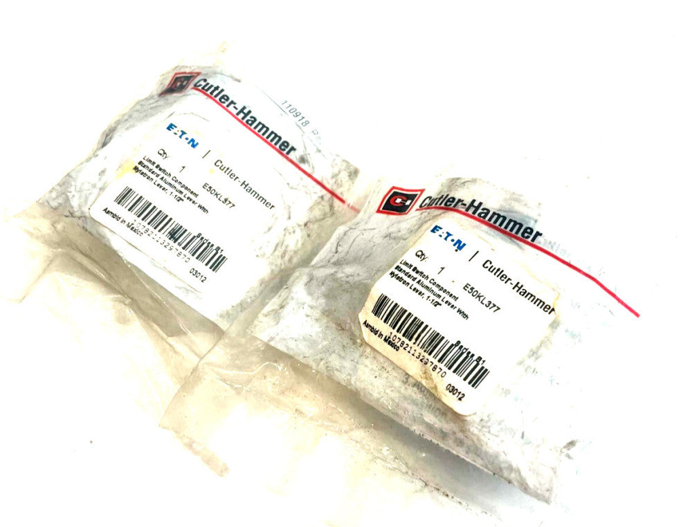 NEW CUTLER HAMMER E50KL377 LIMIT SWITCH LEVER ARM LOT OF 2