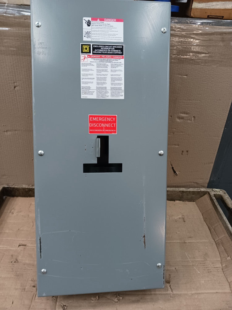 Square D J250S Circuit Breaker Enclosure 250 Amp Max Nema 1 600 V