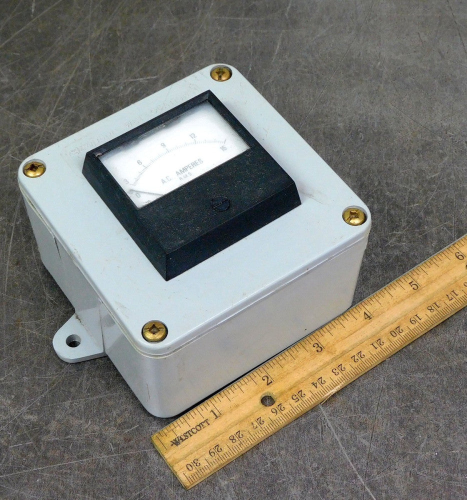 Scepter  Wet Location Junction Enclosure Box 4"x 4"x 2.5" & Simpson Amp Gauge