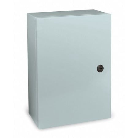 Wiegmann N412201608c 1/4 Turn Latch Electrical Enclosures, 20 In H, 8 In D, 16