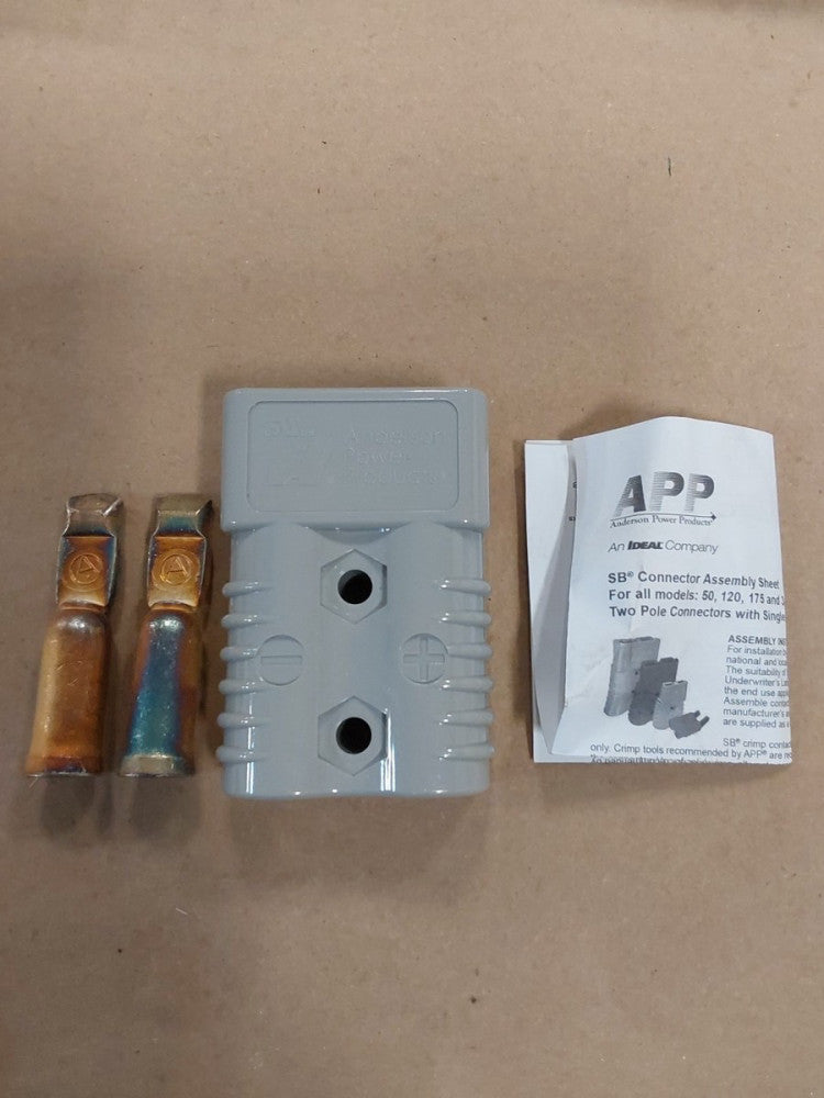 Total Source, FJ2G1/00 Battery Breakaway Connector Contact 2/0 Lug GREY...N69