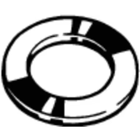 Zoro Select M50302.260.0033 Sealing Washer, Fits Bolt Size M26 Copper, Plain