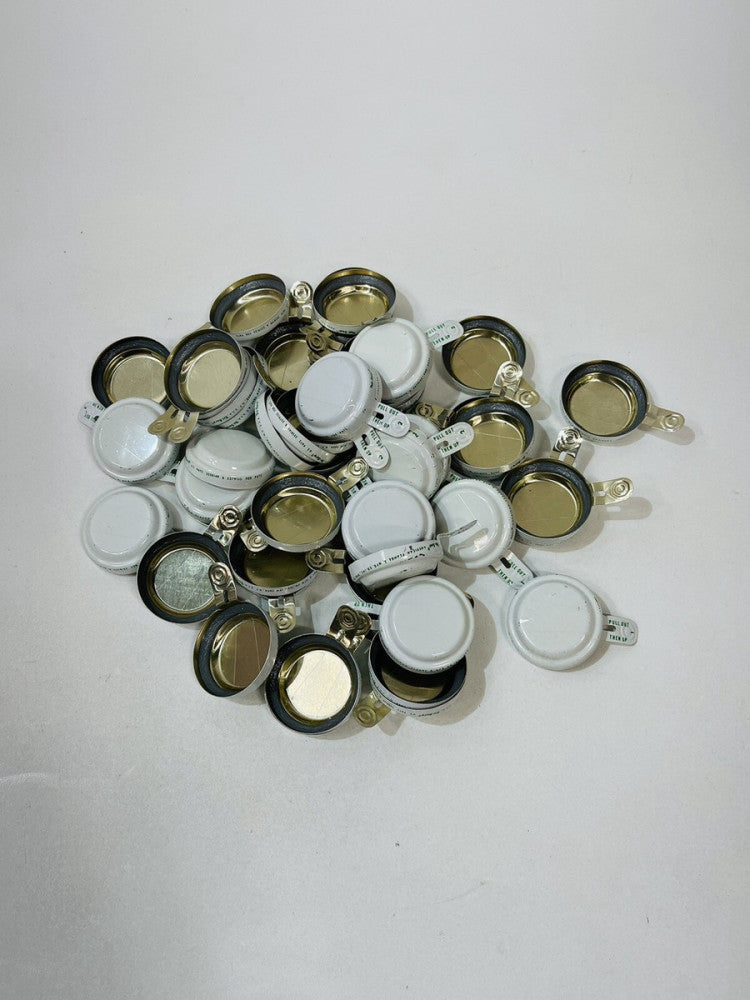 50 Original Tri-Sure cap seals 3/4” - Actual Size 1 3/8'' Wide Caps