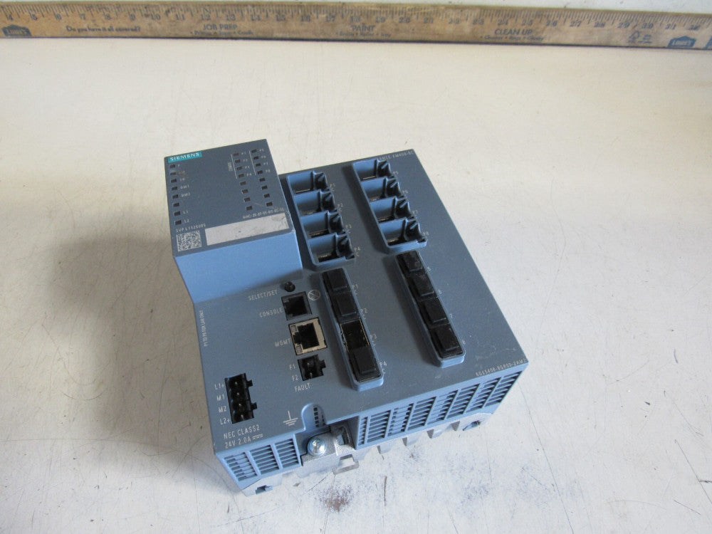 SIEMENS SCALANCE 6GK5408-8GR00-2AM2 XM408-8C ETHERNET SWITCH NICE USED TAKEOUT 
