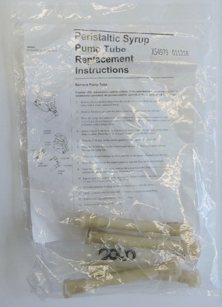 Taylor Company X54979 Pump Tube Kit - 4 Pack - NEW SEALED!