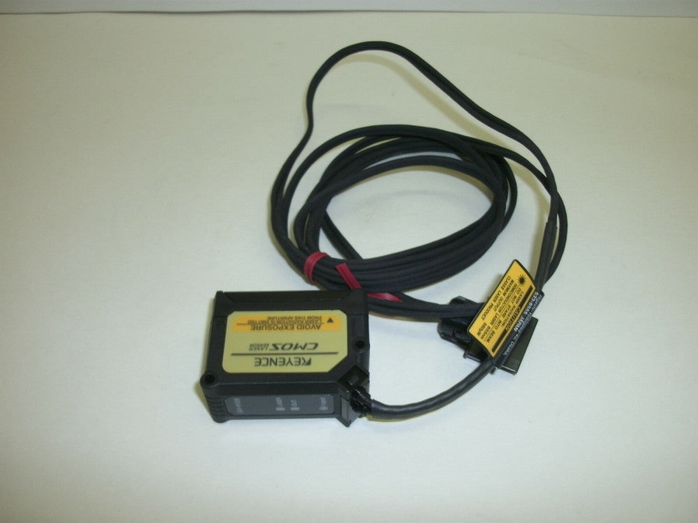 KEYENCE GV-H130 LASER SENSOR HEAD MID-RANGE 55-130MM 655NM 2M CORD NEW NO BOX