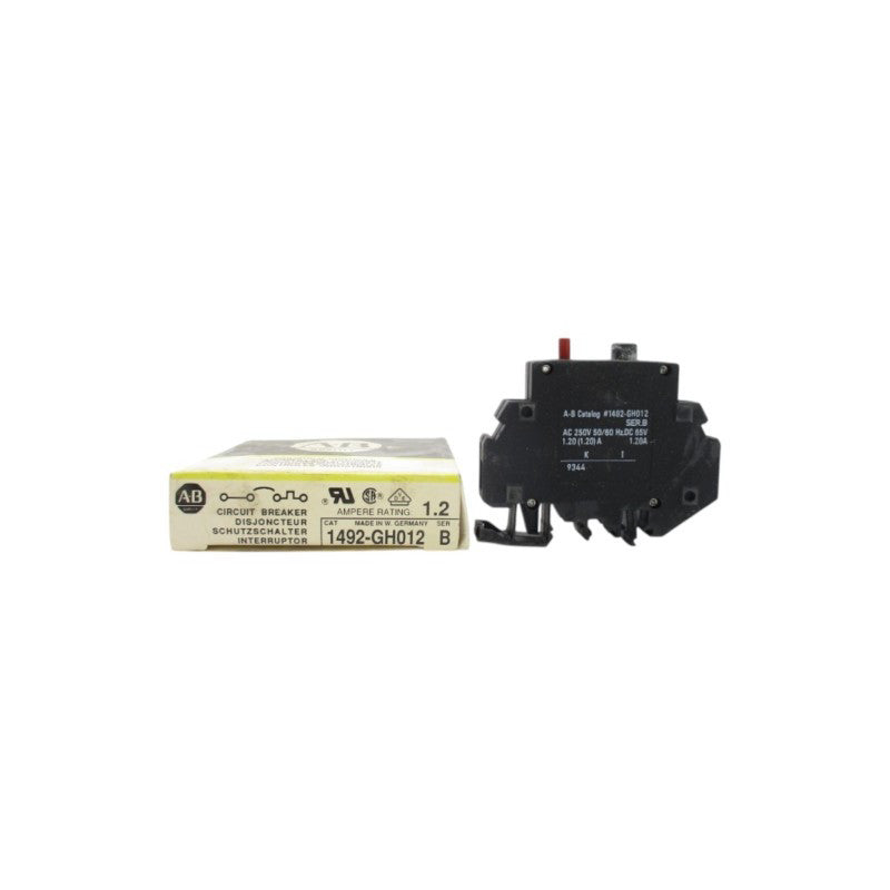 ALLEN BRADLEY 1492-GH012 250V 1.2A SER. B (BK/YL) NSMP
